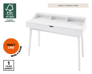 Lift Top Desk – White