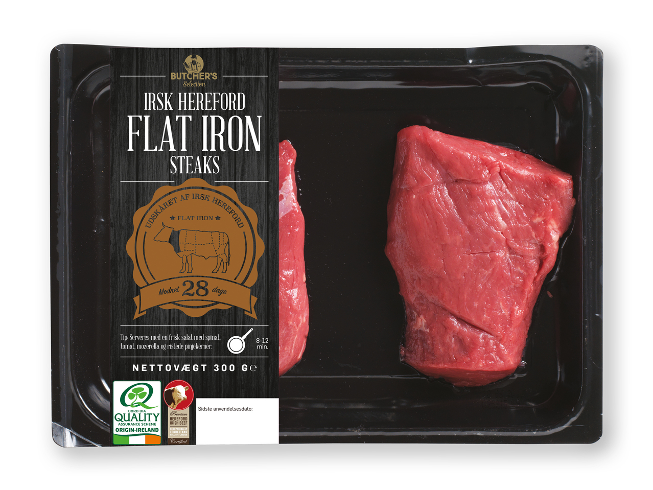 BUTCHER'S Flat iron steaks