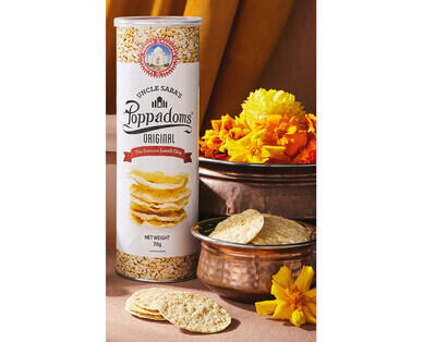 Uncle Saba's Poppadoms 70g