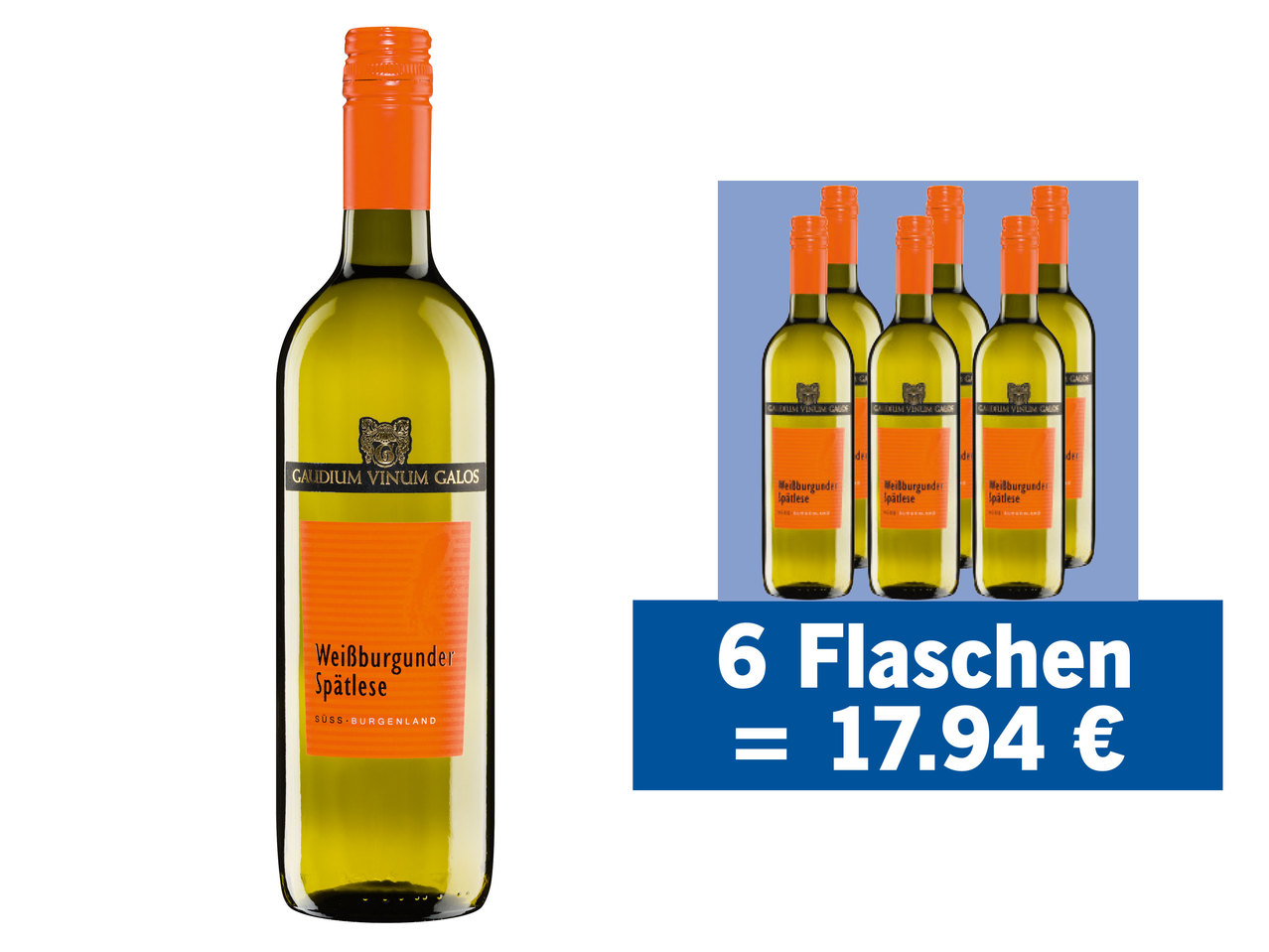 GAUDIUM VINUM GALOS Weissburgunder Spätlese