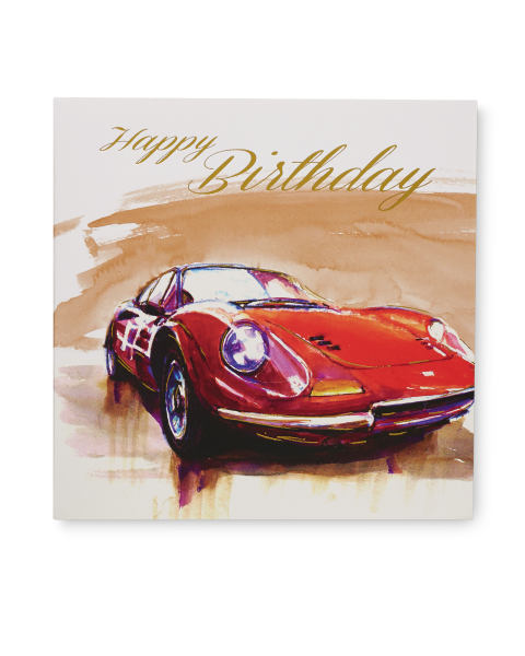 2 Pack Birthday Card - Cars
