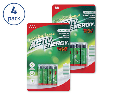 Ready to Use Rechargeable Batteries