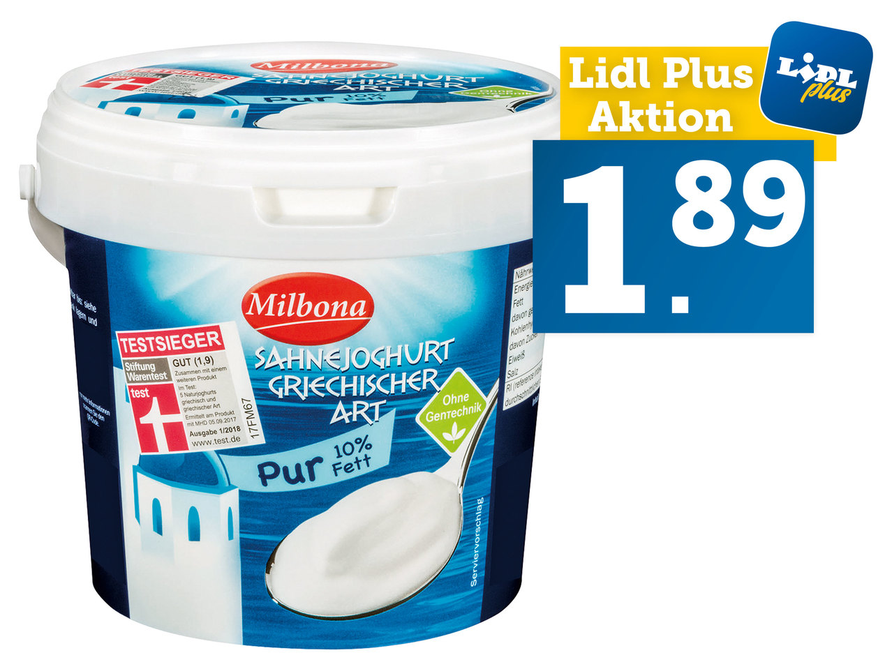 MILBONA Joghurt griechischer Art