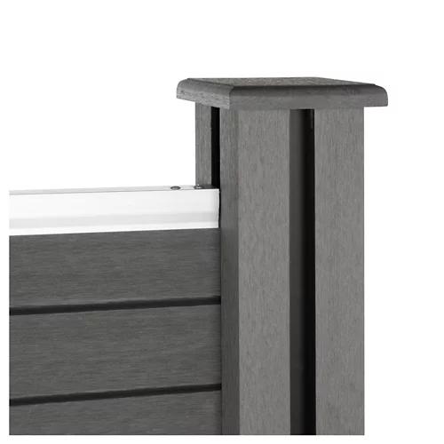 HOME DELUXE Sichtschutzzaun CALLADO - 2 Elemente & 3 Pfosten