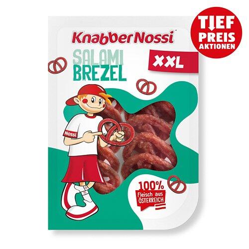 KNABBER NOSSI XXL Salami Brezel