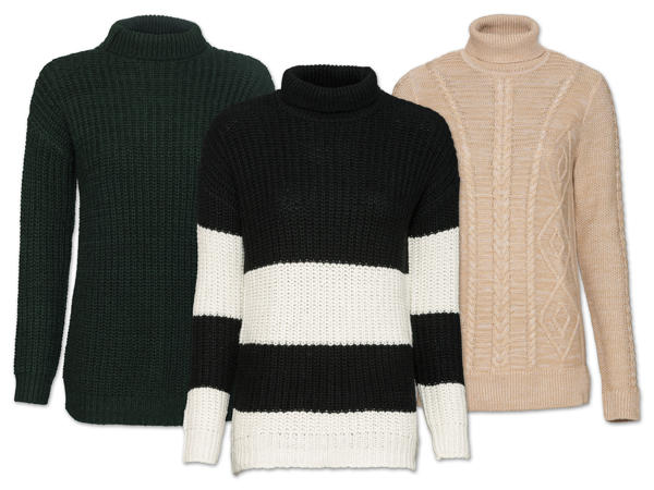 ESMARA(R) Damen Grobstrickpullover