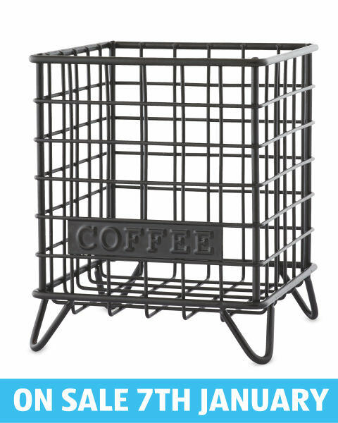 Black Coffee Mini Wire Storage