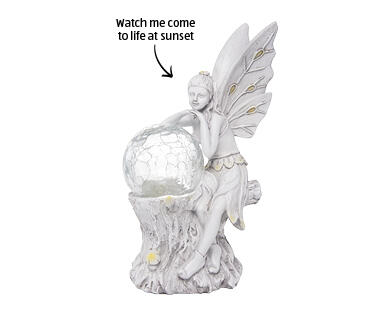 Solar Garden Statue
