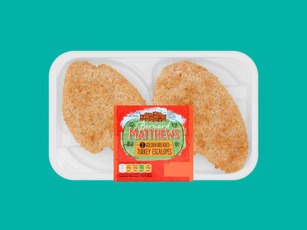 Bernard Matthews 2 Golden Breaded Turkey Escalope
