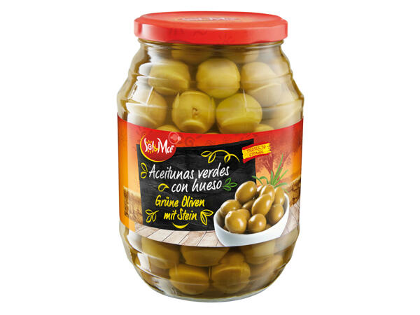 Aceitunas verdes Gordal con hueso