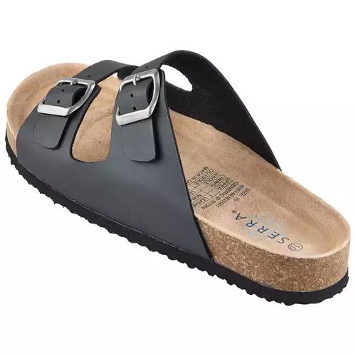 Women's Leather Double Strap Sandals
