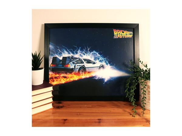 Back to the Future Framed Movie Print