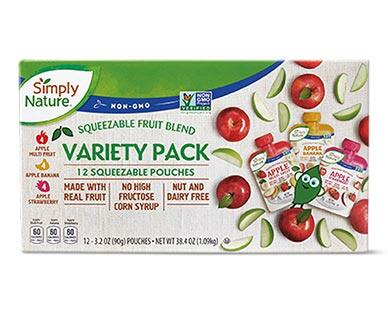 Simply Nature 
 Fruit Squeezies Variety Pack