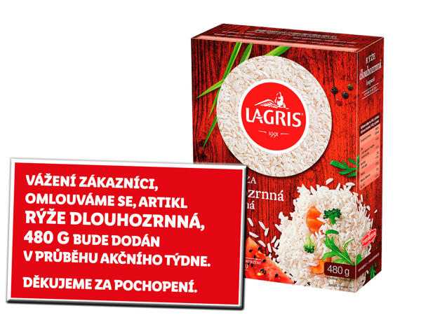 RÝŽE DLOUHOZRNNÁ