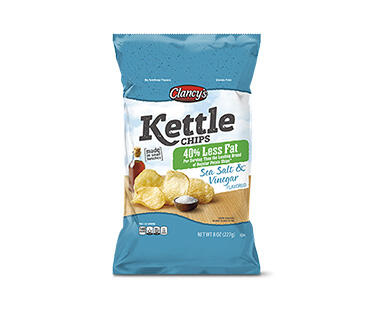 Clancy's Original or Sea Salt & Vinegar Reduced Fat Kettle Chips