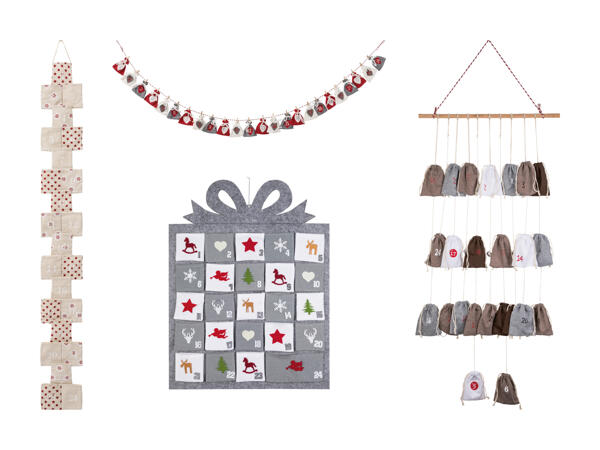 Calendrier de l'Avent en feutre DIY