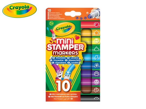 Crayola Mini Stamper Markers - 10 Pack