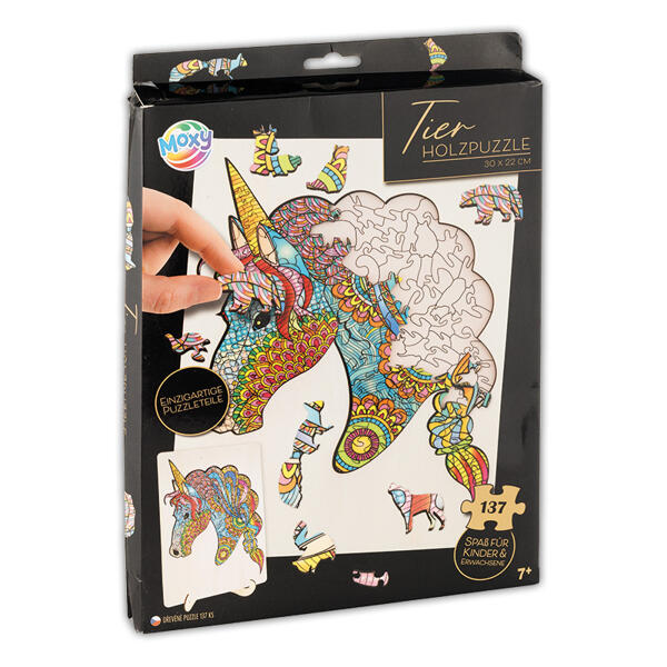 Tier-Holzpuzzle