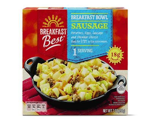 Breakfast Best 
 Sausage or Bacon Breakfast Bowl