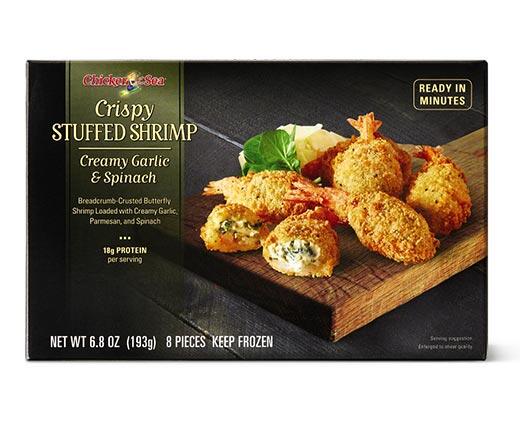 Chicken of the Sea 
 Crispy Stuffed Shrimp Assorted Varieties