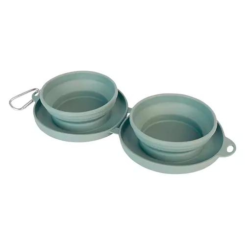 Collapsible Pet Travel Bowl - Green