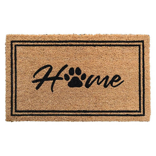 18" x 30" Spring Coir Mat - Home Paw Print
