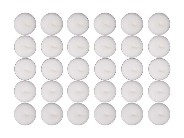 Bougies chauffe-plat, set de 30
