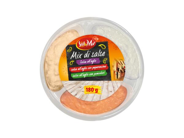 Dip sauces trio
