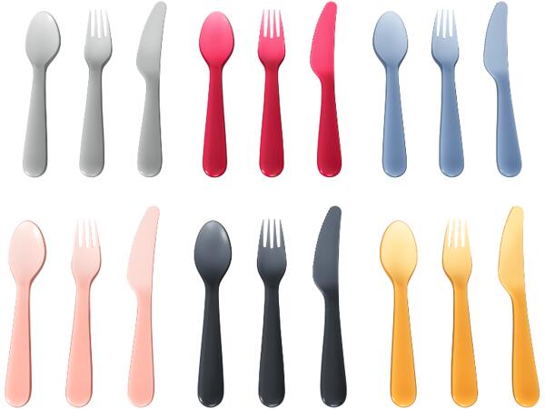 Cutlery, Cups, Plates or Bowls Reusable Set