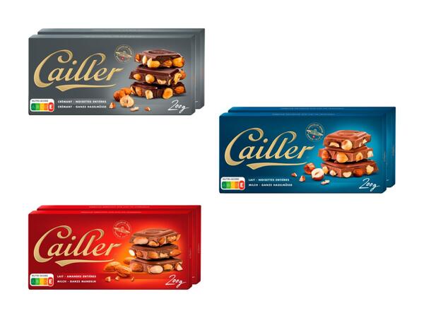 Tablettes de chocolat Premium Cailler