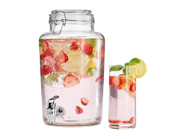 Ernesto Glass Drinks Dispenser