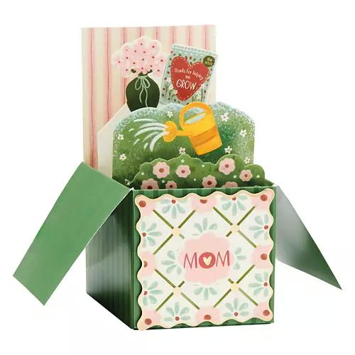 Pop Up Mother's Day Greeting Card - Plants