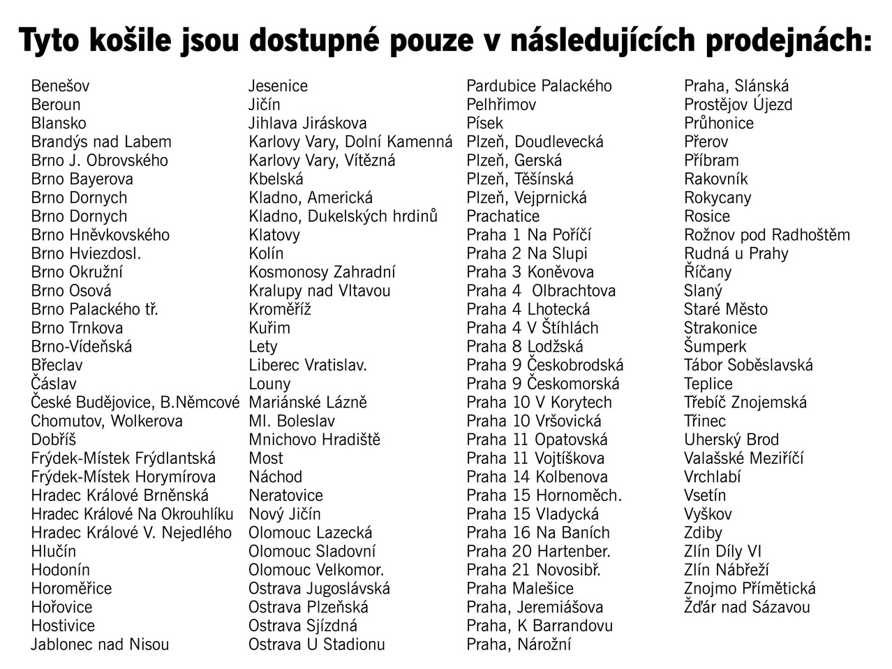 Pánská košile
