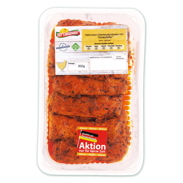Hähnchen Oberkeulen-Steaks