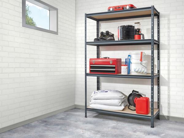 Metal Shelving Unit