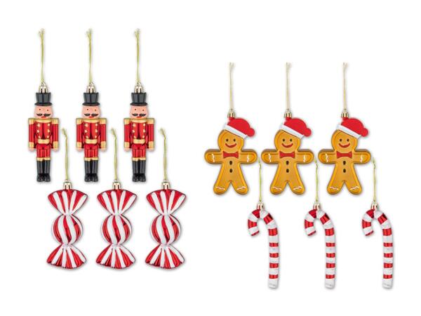 Christbaumanhänger, 6 Stück