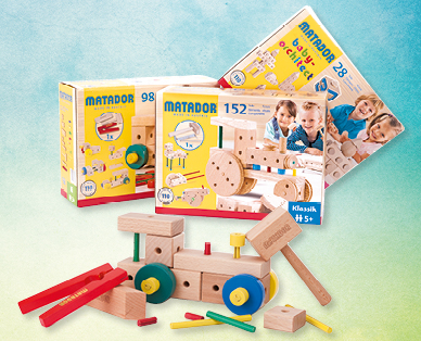 Jouets de construction en bois MATADOR