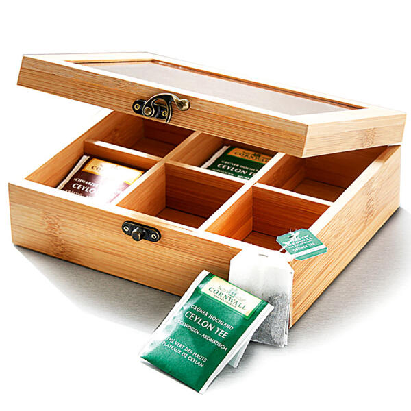 Teebox mit 6 Fächern