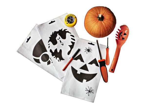 Pumpkin Carving Set with LED Light