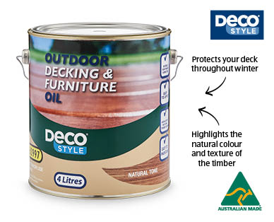Outdoor Decking and Furniture Oil 4L