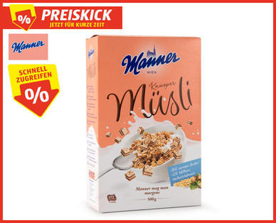 MANNER Knuspermüsli