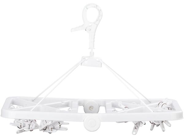 Space-Saving Coat Hanger/24 Peg Airer