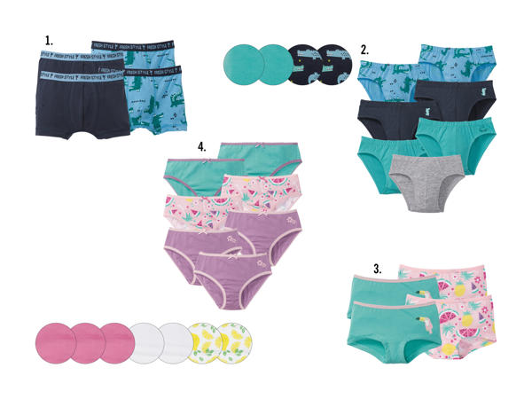 Slips/ boxers pour garçon Panties/ culottes pour fille1