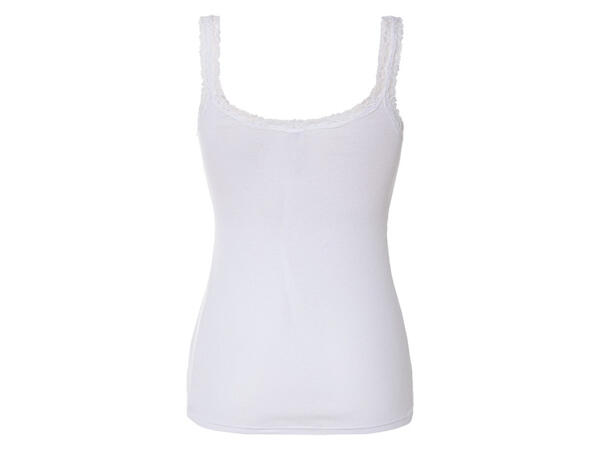 esmara(R) Damen Tops, 3 Stück, mit Spitze