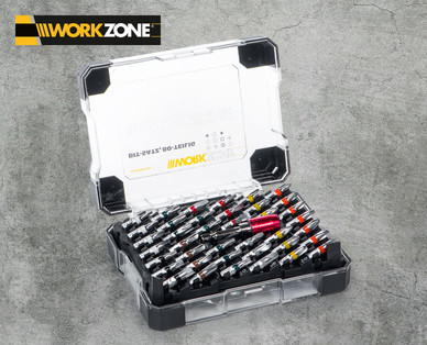 WORKZONE Bit-Satz, 80-teilig