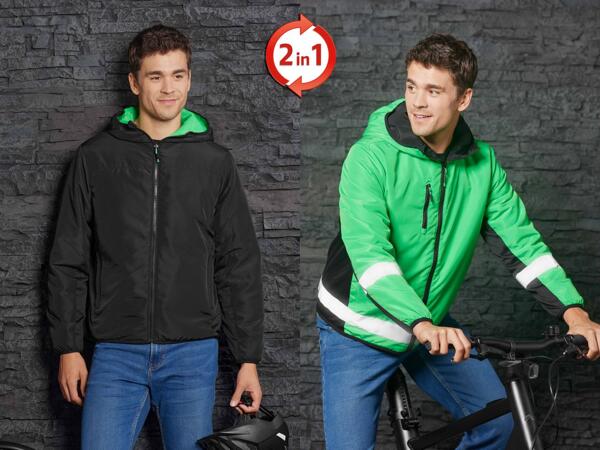 Herren Fahrrad-Wendejacke