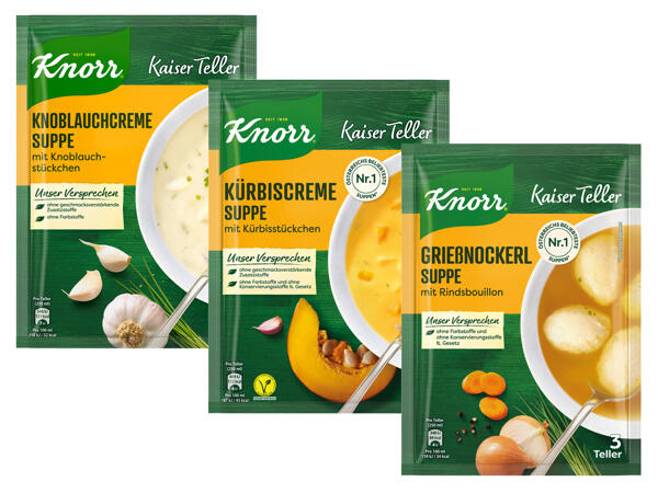 Knorr Kaiser Teller Suppe