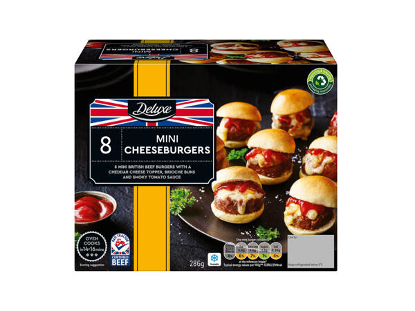 Deluxe 8 Mini Cheeseburgers