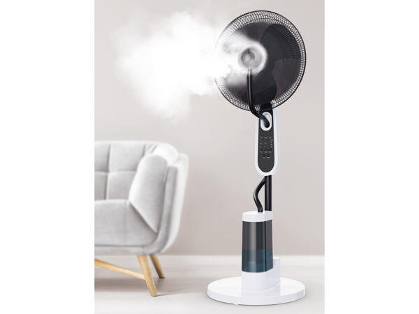 Standventilator mit Sprühnebelfunktion