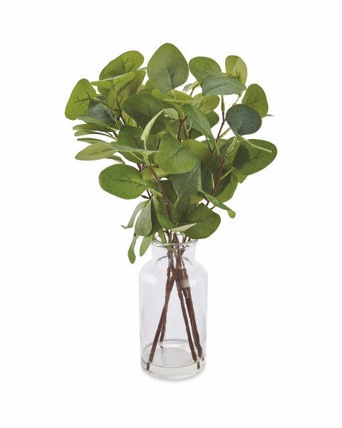 Faux Eucalyptus In Vase
